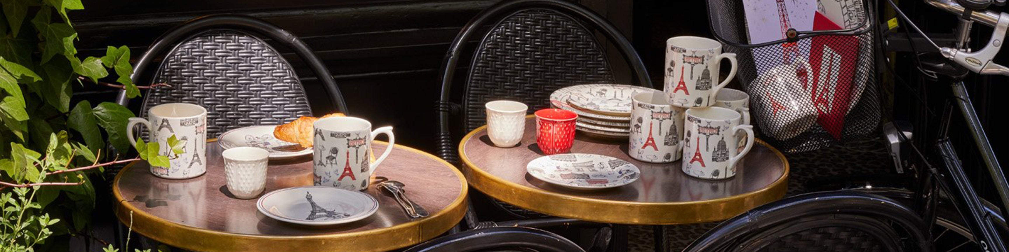 GIEN Ca c'est Paris カップ＆ソーサー Ça C'est Paris ! – FAÏENCERIE DE GIEN