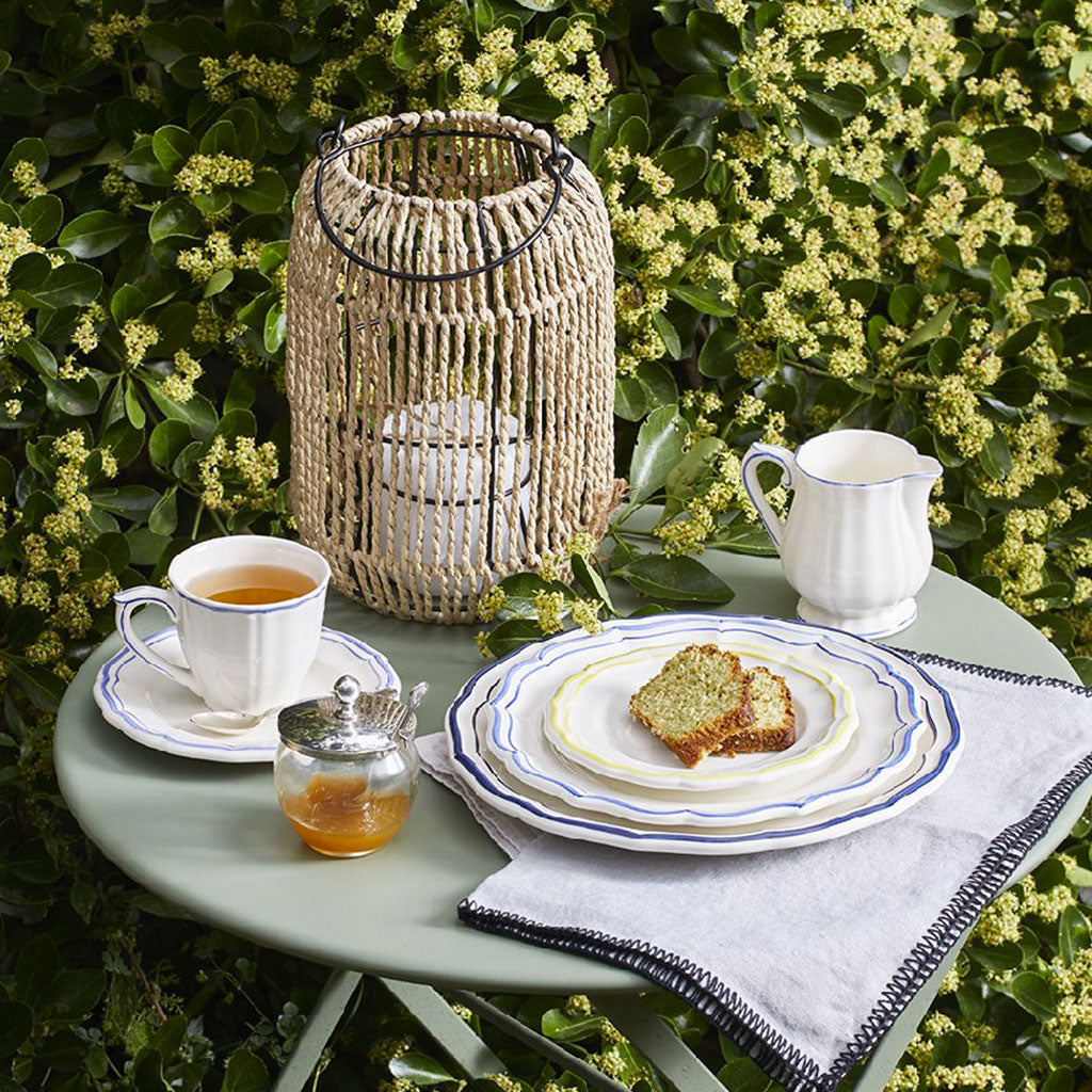 GIEN Filet Bleuジアンフィレブルー　フランス製　２枚組セット Gien Filet Bleu dinnerware collection - MDMAISON