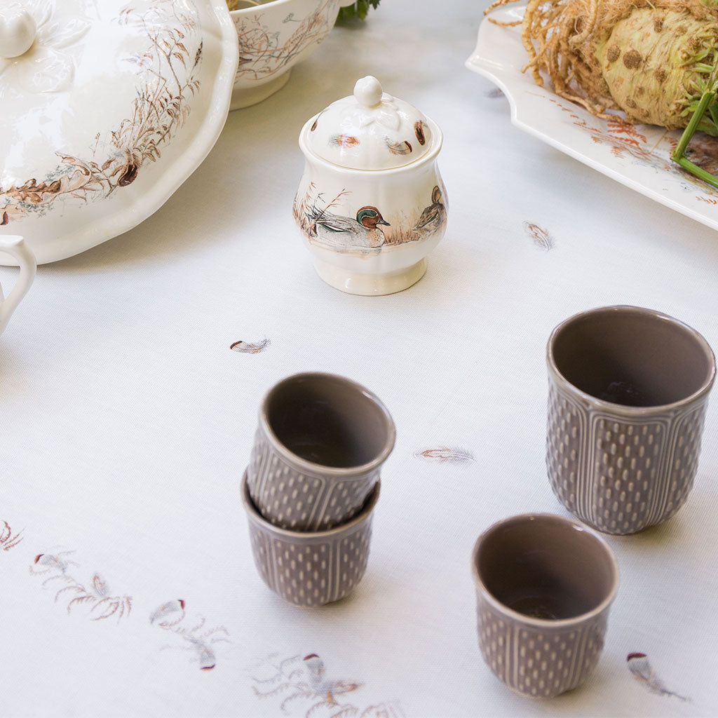 Espresso Cup Taupe - Pont aux Choux – FAÏENCERIE DE GIEN
