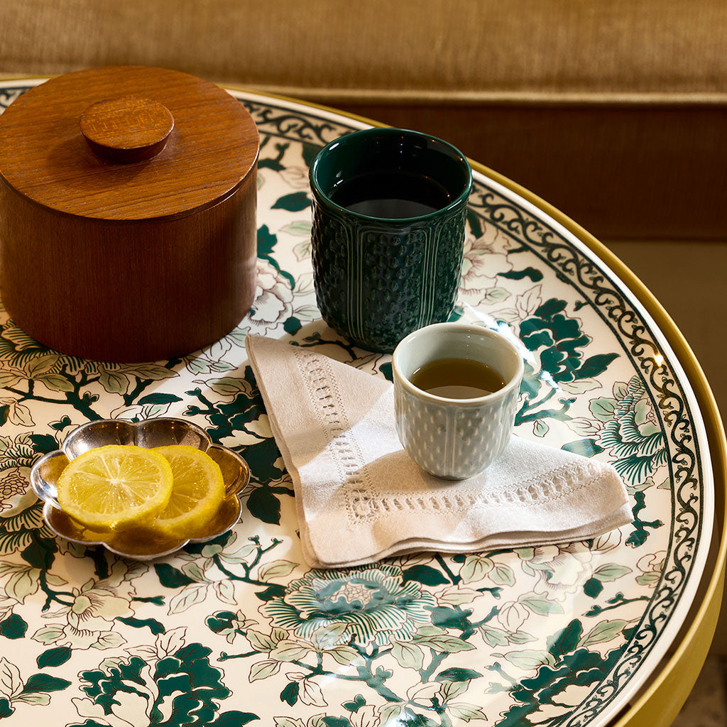 Tea Cup Emerald - Pont aux Choux – FAÏENCERIE DE GIEN