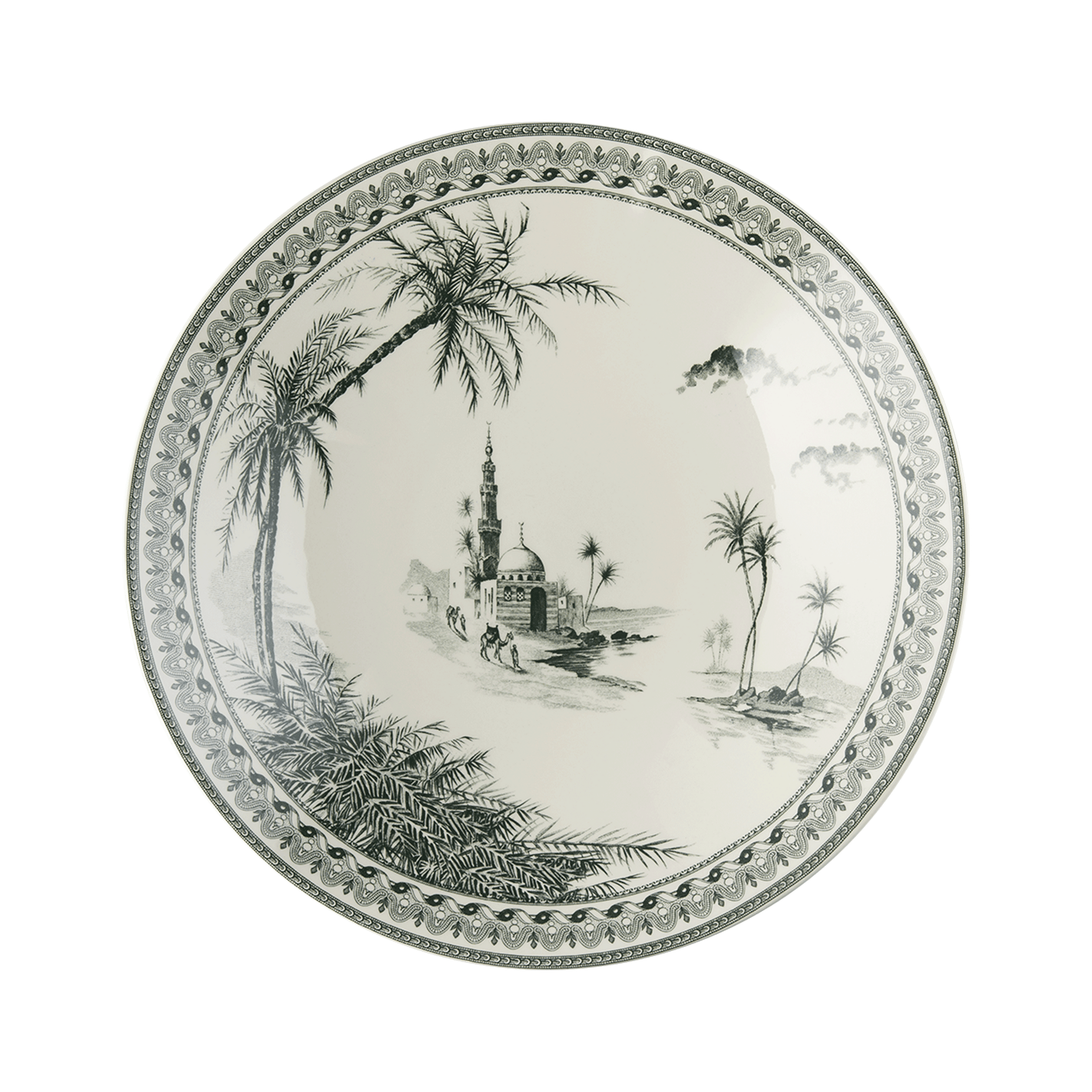 Pasta bowl - Les Dépareillées green – FAÏENCERIE DE GIEN