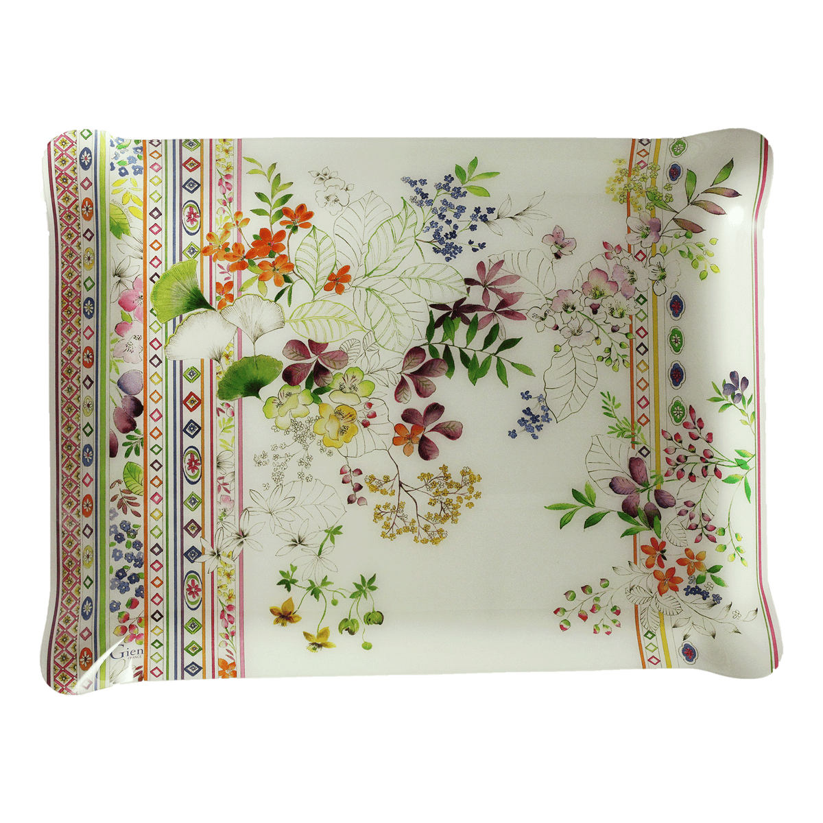 Plateau acrylique, grand modèle - Bagatelle – FAÏENCERIE DE GIEN
