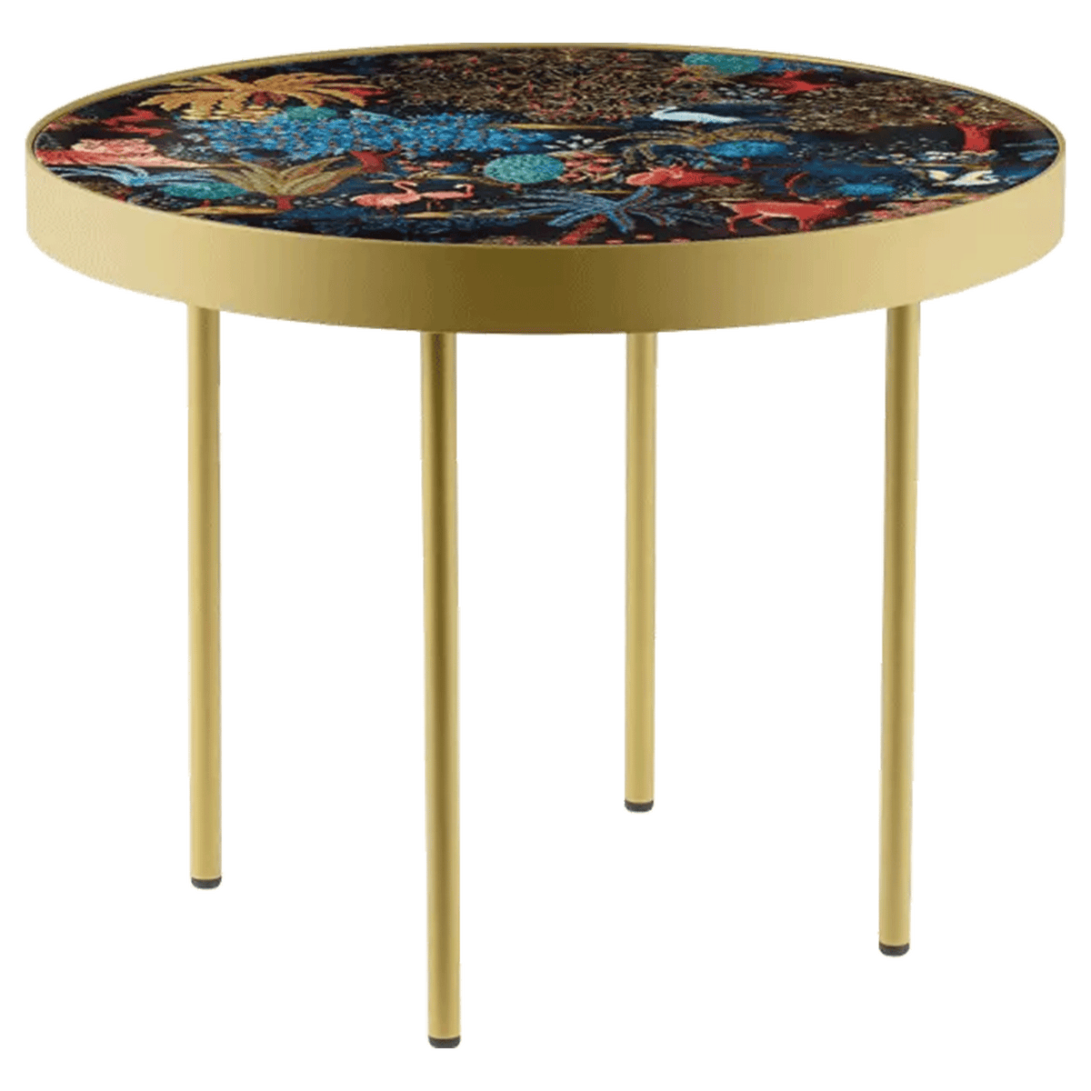 Table basse dorée - Le Jardin du Palais – FAÏENCERIE DE GIEN