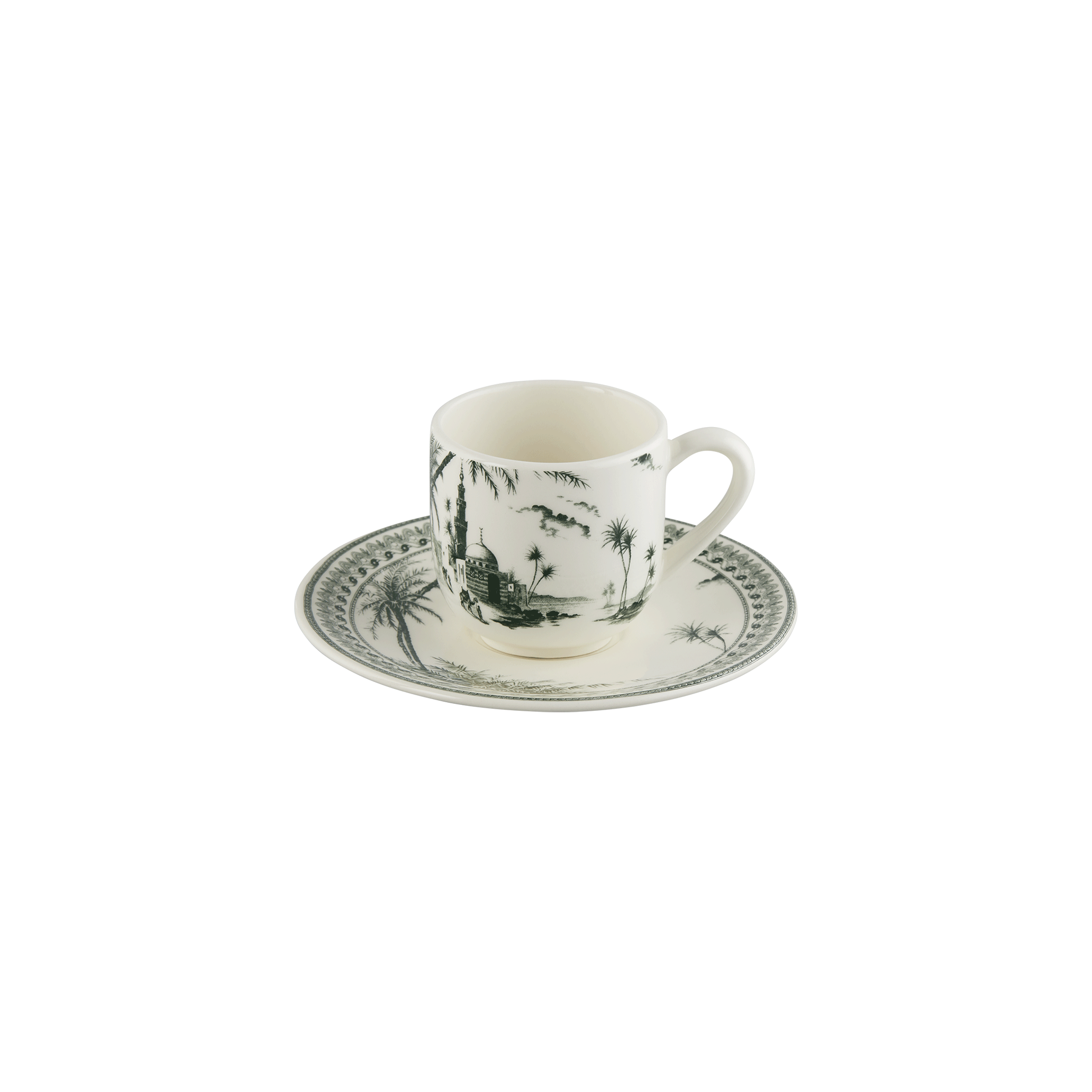 Les Dépareillées green - Espresso cups