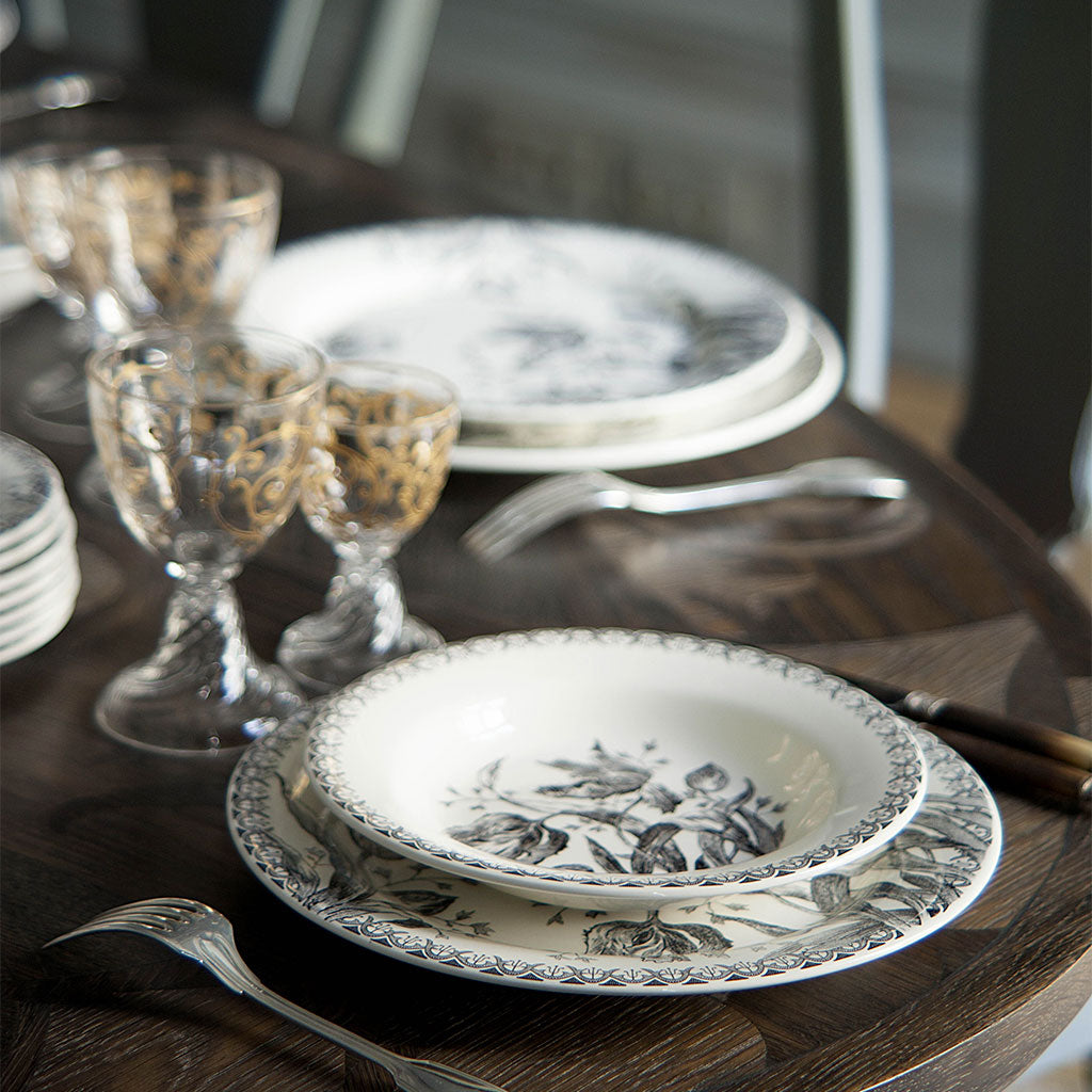 Set of 4 dinner plates - Tulipes – FAÏENCERIE DE GIEN