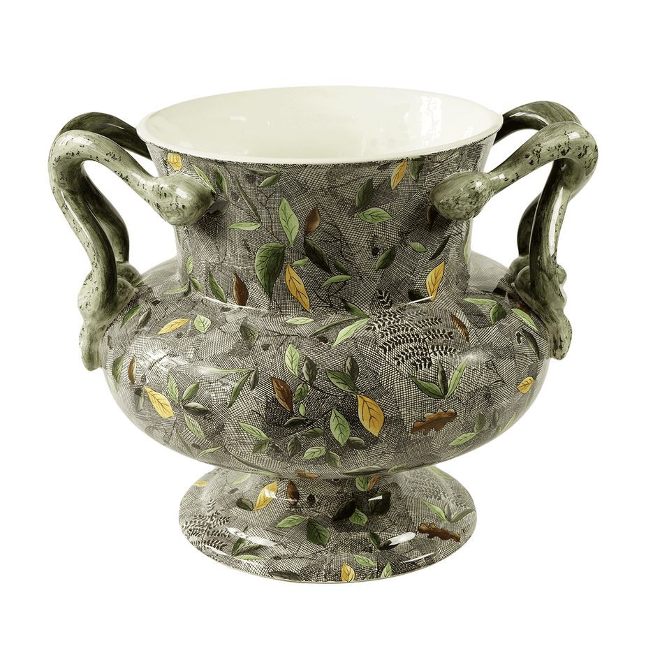 Vase Faenza anses Serpent, grand modèle - Rambouillet – FAÏENCERIE DE GIEN