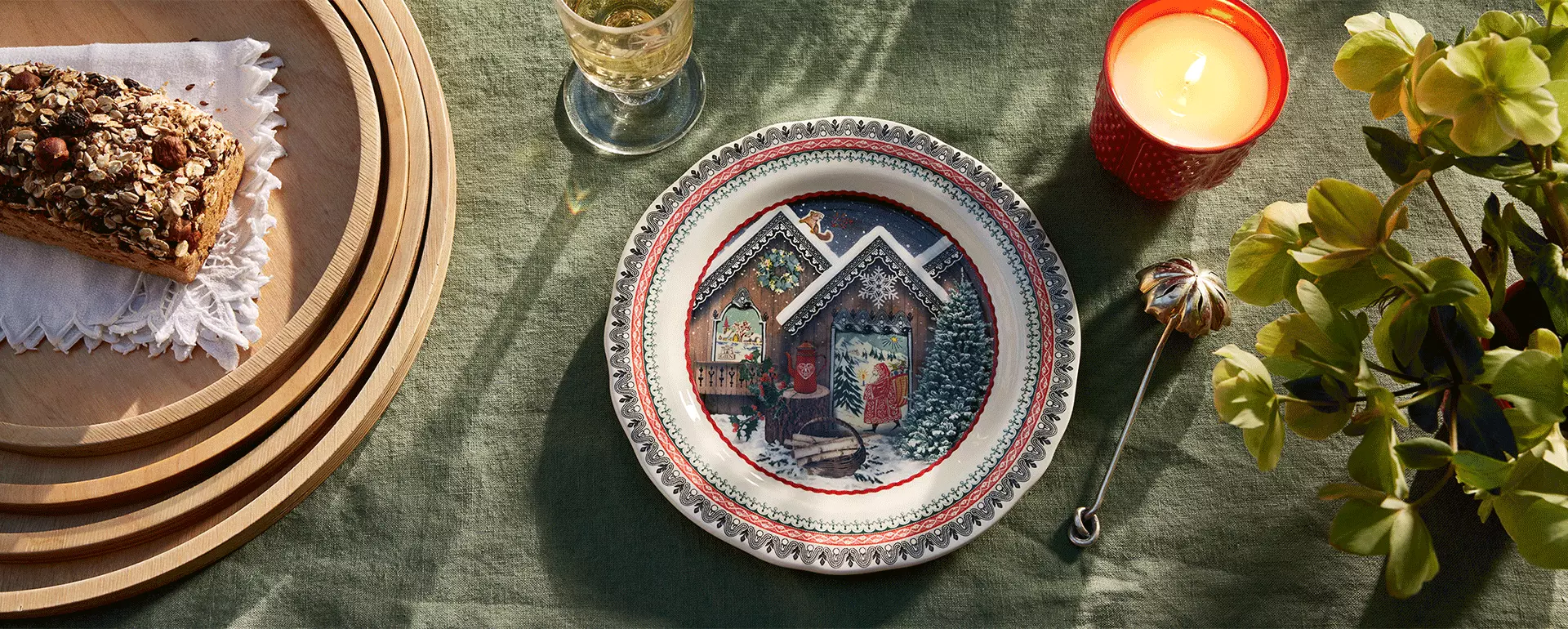 Christmas plates
