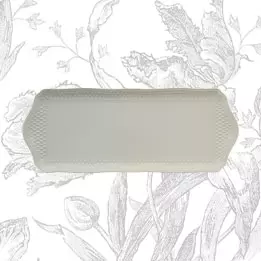 Oblong serving tray