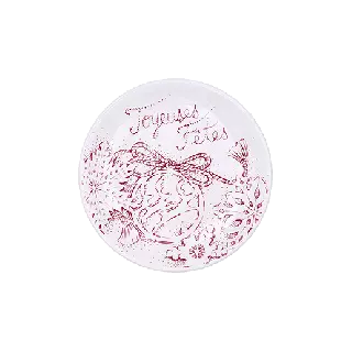 ASSIETTE MIGNARDISES JOYEUSES FETES 2025