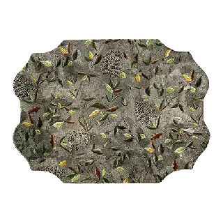 Plat de service Feuillage - Rambouillet