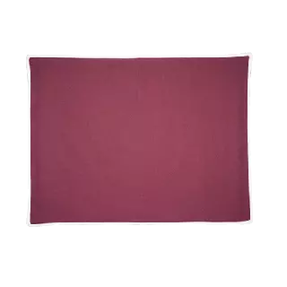 2 sets de table uni aubergine