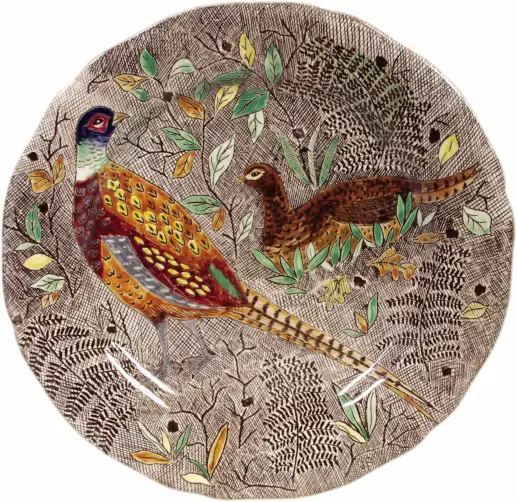 Dinner plate Pheasant - Rambouillet