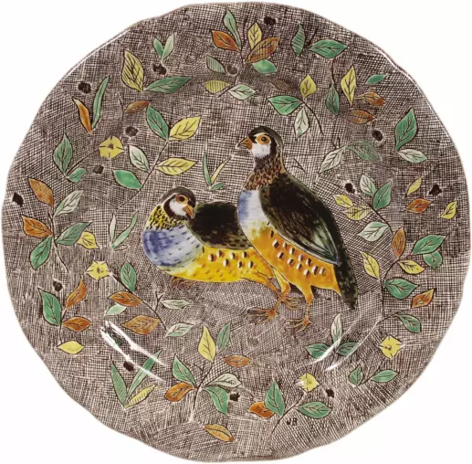Dinner plate Partridge - Rambouillet - Ø 26,3 cm