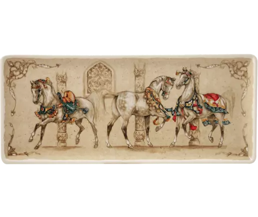 Plat à cake - Chevaux du vent