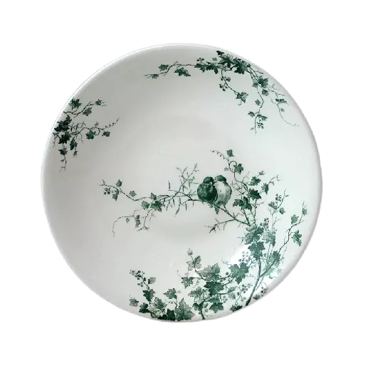 4 assiettes gourmandes (creuses) Les Oiseaux - Faïencerie de Gien