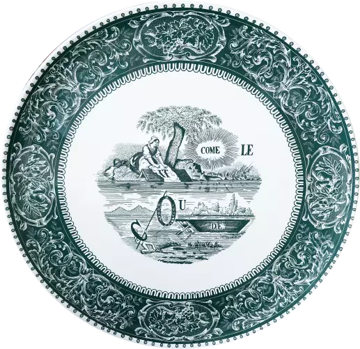 1 grand plat Rébus - Les Dépareillées