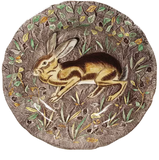 Rim soup Hare - Rambouillet - Ø 26,3 cm