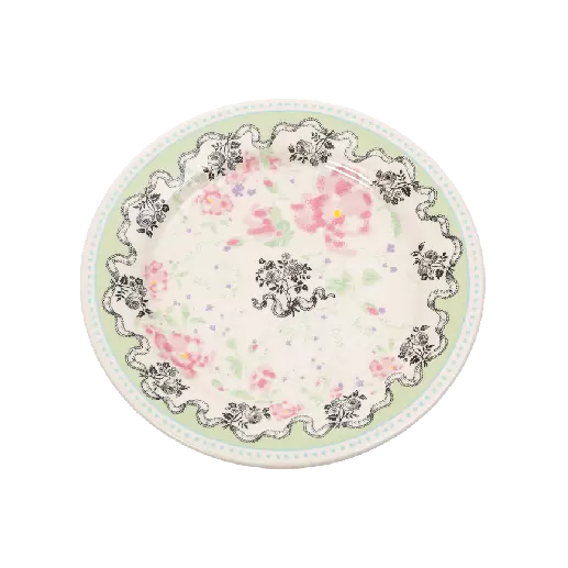 Coffret de 4 assiettes canapés - Pompadour - Ø 16,5 cm