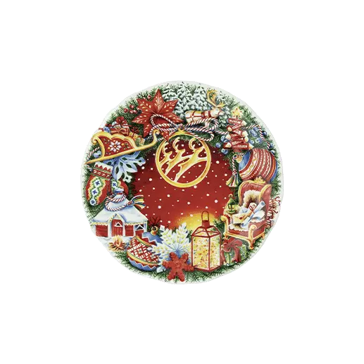Dessert plate Féerie Christmas 2025