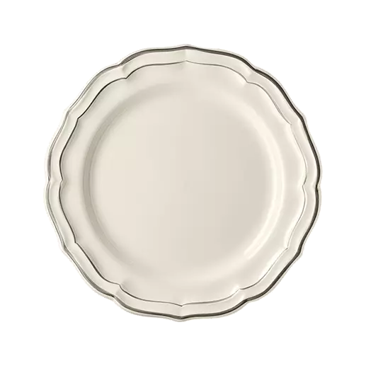 Box of 4 dinner plates - Filet Taupe