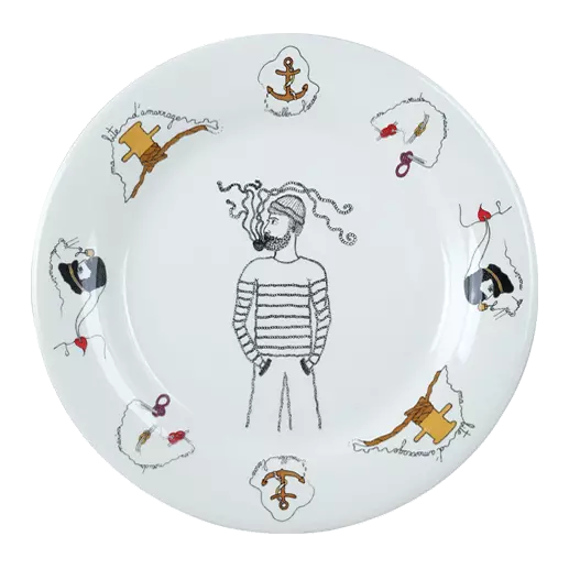 Coffret de 4 assiettes plates - La prestic ouiston