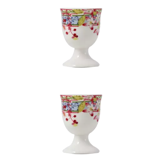 coquetiers en Faïence Millefleurs