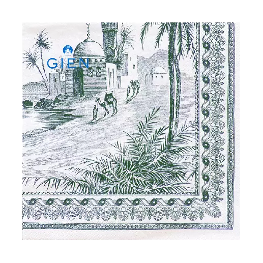 paquet de serviettes Vue d'Orient
