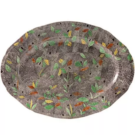 Ovale platter Foliage - Rambouillet