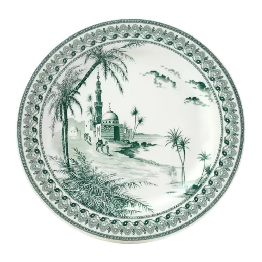 plat à gâteaux Vue d'Orient