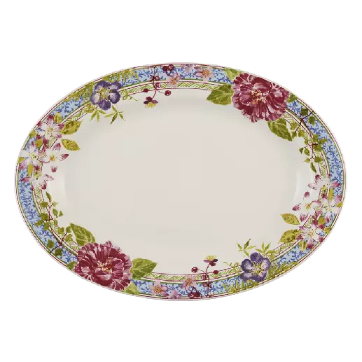 Oval platter - Millefleurs