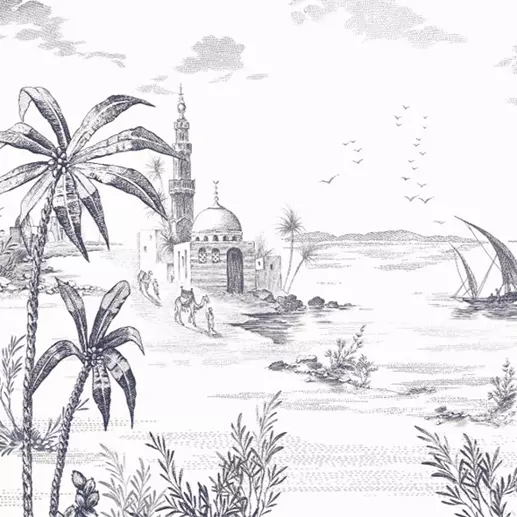 Papier peint panoramique Vues d'Orient Rouleau A