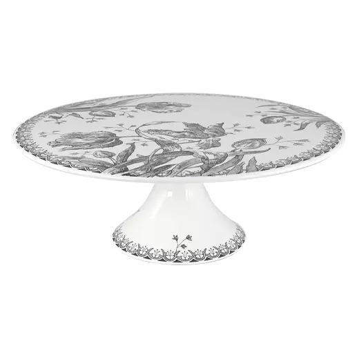 Plat à gâteaux sur pied - Tulipes