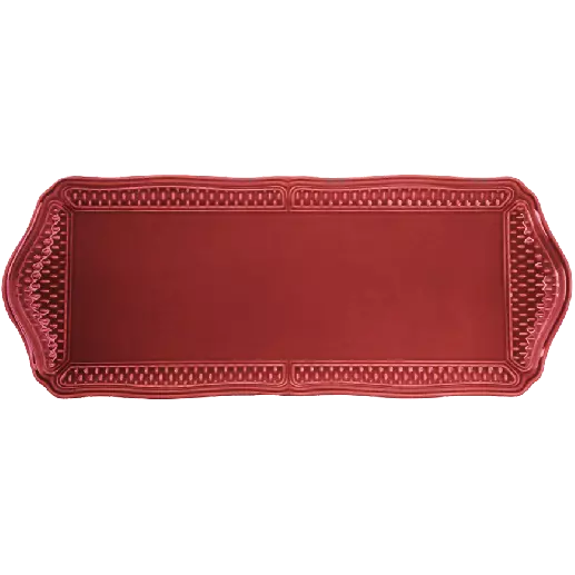 Plat à cake - Pont aux Choux rubis - 37,8 x 15 cm