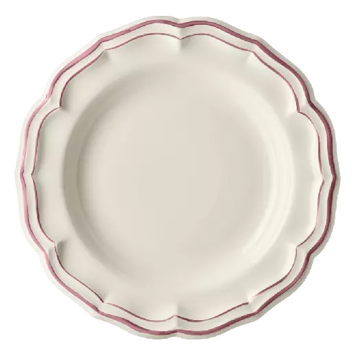 plat rond creux Filet Pivoine