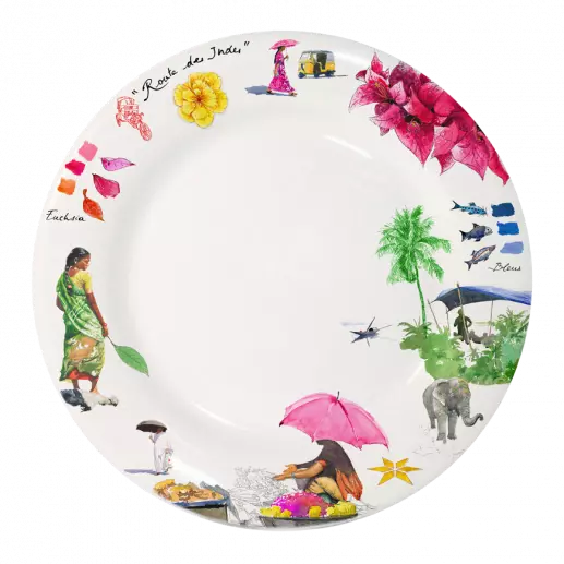 assiette plate extra route des indes