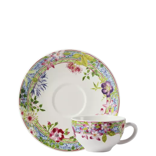 Box of 2 breakfast cups & saucers - Millefleurs
