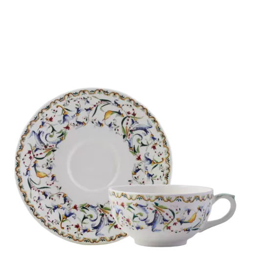 Box of 2 breakfast cups & saucers - Toscana