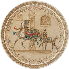 Plat à gâteaux - Chevaux du vent