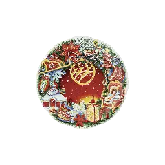 Assiette dessert Noël Féérie 2025