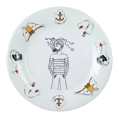 Box of 4 dinner plates - La prestic ouiston