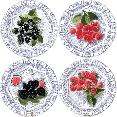 Assorted Dessert Plates