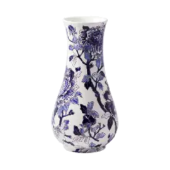 Petit vase musée - Pivoines Bleues