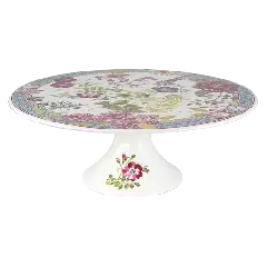 Plat à gâteaux sur pied - Millefleurs 