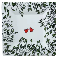 Square candy tray XL Cœur en forêt - La prestic ouiston