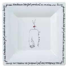 Square candy tray XL Point G - La prestic ouiston - 22 x 22 cm