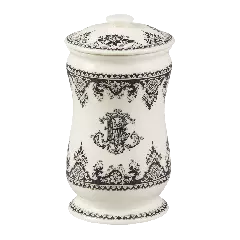 Grand pot à pharmacie - Monogramme