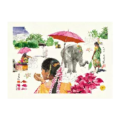 2 placemats - Route des Indes