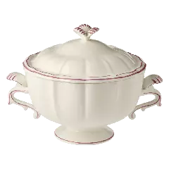 soupière filet pivoine