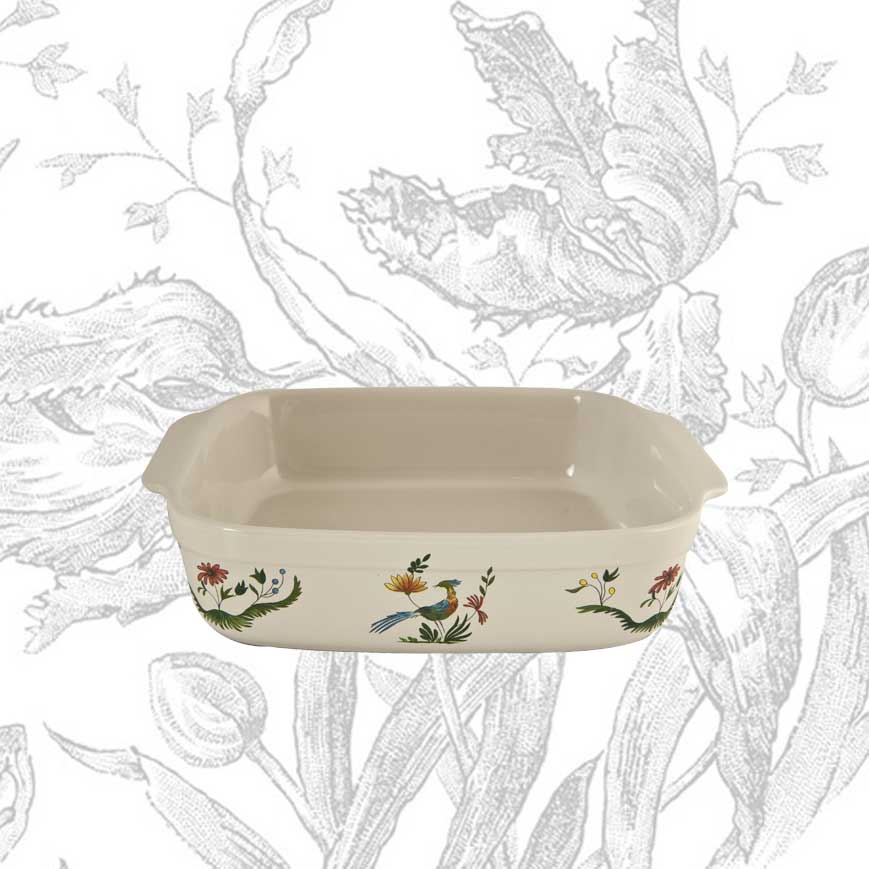 Square baking dishes