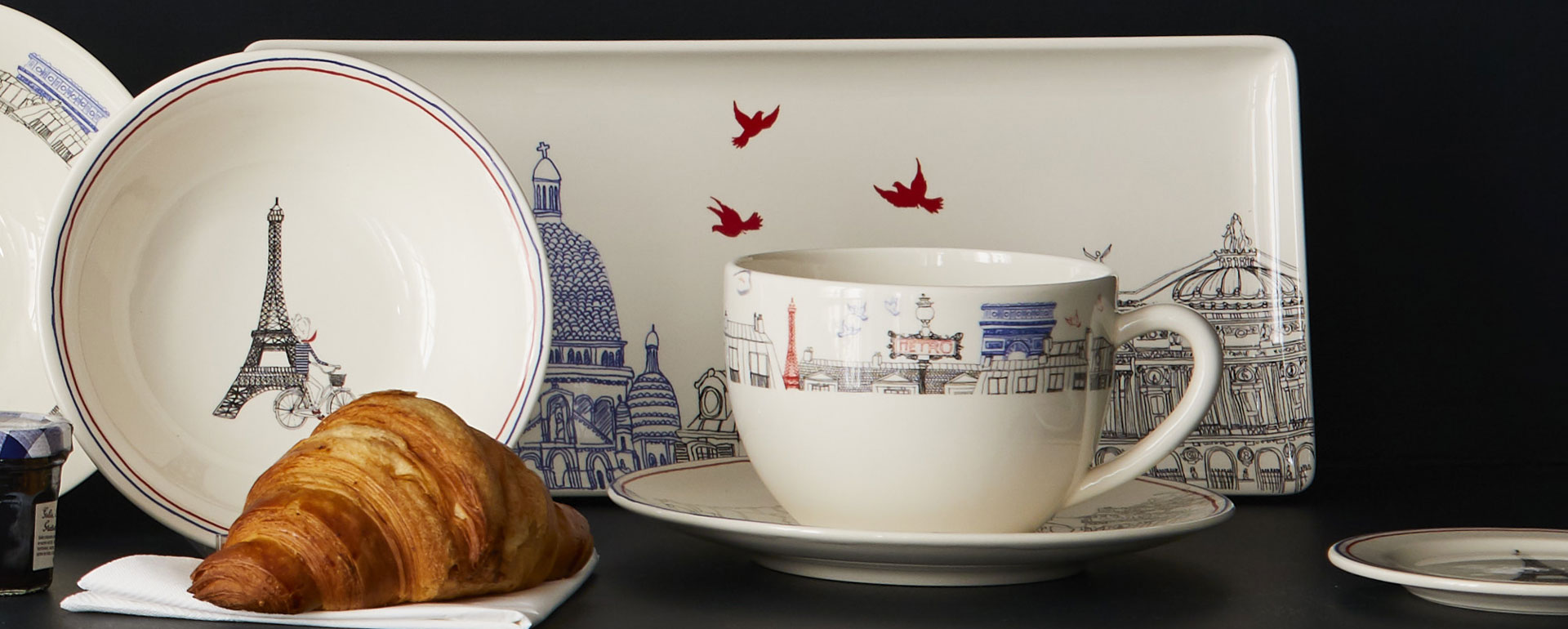 Jumbo cups & saucers